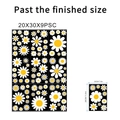 Wasserdichte weiße Gänseblümchen Wandaufkleber für Deko 9-teiliges Set je 20x30cm - Weiße Gänseblümchen (KSC69-9 Blatt Set-20X30cm)