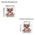 Adhesivo de pared de reno de Navidad con medidas de 30 cm original y 28 cm tamaño final - SD-67 Reno de Navidad