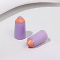 Macro shot of two lavender mini pencils on a textured stone base for DIY crafts - Without Eye Screw / Purple