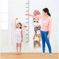 Stickers muraux chats mignons pour mesurer la taille des enfants, échelle 60-160cm - Tableau de Croissance Chat (SK7178)