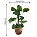 Pianta verde artificiale in vaso con dimensioni 57cm di altezza e 40cm di larghezza - 40x57cm
