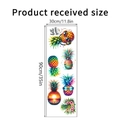 Vinilos decorativos de piñas tropicales con dimensiones de 30x90cm para decoración - Embalaje en Bolsa