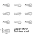 Macro detail of 5x11mm stainless steel water drop charms with 18KGP engraving - 5x11 Waterdrop 18KGP