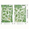 Detailed view of bamboo and magpie wall stickers measuring 60x90cm for home decoration - Large Bamboo Bird Style