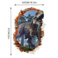 Dettaglio adesivo murale dinosauro 3D con dimensioni 42cm larghezza e 57cm altezza - Stile A (KS6806A)-42x57cm