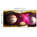 Makroansicht der 3D-Galaxie-Wandaufkleber mit Planetenmotiven und 60x30cm Maßen - Klein 30x60cm