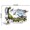 Specifiche dimensionali per adesivo murale dinosauro 3D largo 70 cm e alto 50 cm - T-Rex e Vari Dinosauri (KS6798-1) / 50*70CM Confezionato