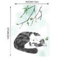 Sticker mural chat aquarelle avec dimensions 40x57cm pour décor de maison - 40*57CM En Sac