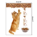 Detaillierte Maße für selbstklebende 3D-Katzen-Wandaufkleber mit Abmessungen von 40x50cm - 40*50cm