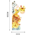 Guía de dimensiones de vinilos infantiles de animales acuarela medida 90x50cm - Estilo hacia la derecha (30*90CM)