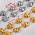 DIY heart jewelry findings in gold and silver finish with striped metal texture - Heart