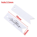 Etichette regalo Festa della Mamma in carta bianca 70x20mm decorative a coda di rondine - Buona festa della mamma (Edizione limitata)