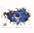 Detaillierter 40x60cm 3D Weltraum-Wandaufkleber mit Planeten und Astronauten-Motiv - 40*60cm