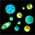 Adesivi murali sistema solare luminosi con nove pianeti per decorazione camera dei bambini - Collezione Pianeti del Sistema Solare