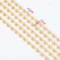 Gold plated stainless steel butterfly chain links for DIY necklaces and jewelry making - Butterfly Chain / 1 Meter/Pack