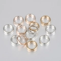 Στρογγυλές χάντρες CCB με διπλή τρύπα για την κατασκευή κοσμημάτων DIY και αξεσουάρ - Στρογγυλό-15*15mm / Πολύχρωμο