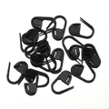 Set of black bulb shaped plastic knitting stitch markers for DIY crochet projects - 100 Pcs/Pack / Black