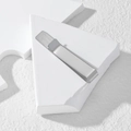 Minimalist silver tie clip for men made of brushed 304 stainless steel with a sleek design - Steel