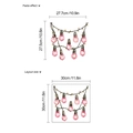 Adesivi murali lampadine rosa per decorazioni festive con effetto e dimensioni - 30x30 / Rosa