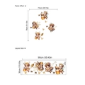Pegatinas de pared de PVC de hadas abejas y mariposas doradas para decorar el cuarto - Estilo Hada Abeja (14Z39-C106)