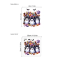 Niedliche Halloween-Geister Wandaufkleber mit Fledermäusen für Wohnzimmer Deko - Geister Und Süßigkeiten Stil (ZA110) / 30x30cm