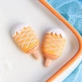 Ciondoli in resina a forma di ghiacciolo giallo per accessori capelli e fai-da-te - Mango