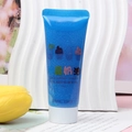 Colle crème cristal bleu translucide 50g avec paillettes pour coques de téléphone DIY - Bleu clair