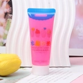 Colle crème rose pailletée DIY 50g en tube avec illustrations de desserts sucrés - Rouge Rose