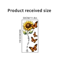 Wandtattoo Sonnenblume und Schmetterling mit You are my sunshine Schriftzug 30x60cm - Sonnenblume Schmetterling Stil A (30*60CM)