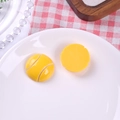 3D yellow tennis ball resin charms for DIY keychains and miniature dollhouse decor - Yellow Tennis Ball