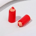 Vibrant red miniature resin pencil accessory for DIY crafts and hair clips decoration - Without Eye Screw / Red