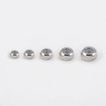 Silver 304 stainless steel slider spacer beads with silicone core in various sizes - 6mm / Silver Tone (Curved Texture)