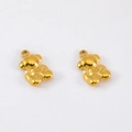 304 stainless steel golden bear charms in 18K gold plating for DIY jewelry making - Gold Bear (DZ3500) / 2 Pcs/Set