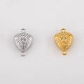 DIY jewelry magnetic clasp with 304 stainless steel triangle charm in gold and silver - Triangle Geometric