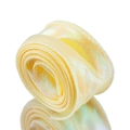 Champagnekleurig 4cm vissenstaartlint voor boeketten en luxe cadeauverpakking - 9m / Citroengeel