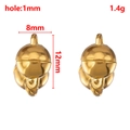 Polished golden spherical magnetic clasps for bracelets with 8mm diameter - Ball Style (TT2354) / Ball Gold 7mm