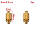 Golden 6x12mm cylindrical magnetic jewelry clasp for DIY bracelets and necklaces - Cylindrical Style (TT2354) / Cylindrical Gold 12x6mm