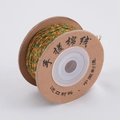 1.0mm Tibetan cotton cord roll in red, yellow and green for DIY jewelry braiding - 30m/Pack (1 Roll/Pack) / Multicolor 04