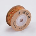 DIY handmade multi-color cotton thread wound on a kraft paper board for jewelry making - 30m/Pack (1 Roll/Pack) / Multicolor 01