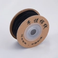 Single roll of 1.0mm black hand-rubbed cotton cord for DIY jewelry making and weaving - 30m/Pack (1 Roll/Pack) / Black