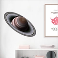 Luminous 3D Saturn wall sticker with realistic rings for kids bedroom planetary decor - Saturn 37*16CM