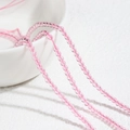 Rosafarbene 2mm Spinell-Perlen mit Facettenschliff für DIY-Schmuck und Accessoires - Ca. 230 Stück pro Strang / Hellrosa
