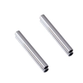 Polierte silberne Edelstahl Rundrohrperlen für DIY-Schmuckherstellung und Basteln - Rundrohr 4*35mm