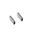 Polierte silberne Edelstahl-Hohlzylinder-Abstandshalter für DIY-Schmuckherstellung - Rundrohr 1.5*5mm
