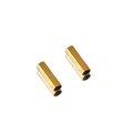 Golden hollow stainless steel cylindrical tubes for DIY jewelry making accessories - 1.5x5