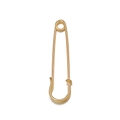 Spilla di sicurezza in metallo dorato per stringere la vita e decorare i vestiti - Modello Liscio / Oro KC (55mm)