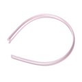 Diadema de satén rosa claro 10mm con acabado de seda suave para accesorios de pelo DIY - Ancho 10mm / Rosa Claro