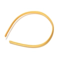 Diadema clásica de 10mm forrada en satén amarillo para accesorios de peinado DIY - Ancho 10mm / Naranja