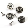 Silver copper butterfly clutches and tie tacks for handmade DIY jewelry pins making - Bowknot Hat / 50Pcs/Bag / Gun Black