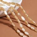 Faceted light brown translucent crystal beads for DIY necklace and jewelry making - 60 Pieces/Pack / Solid Coffee